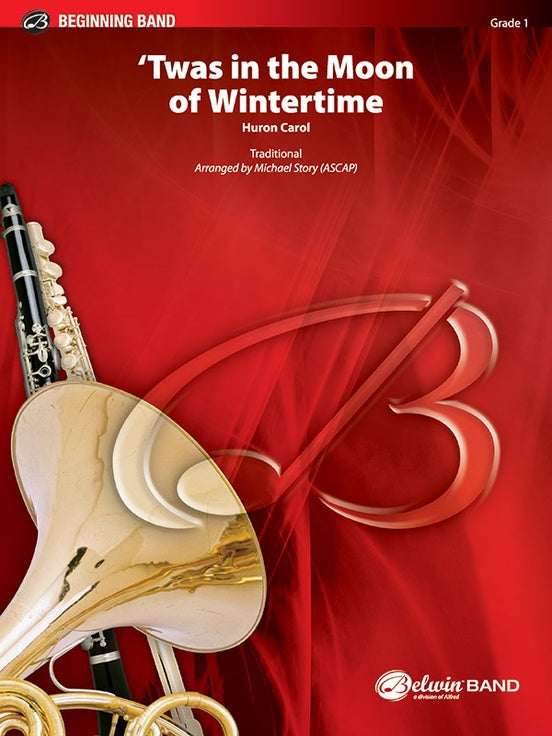 'Twas in the Moon of Wintertime - Concert Band Conductor Score & Parts (Digital Download)