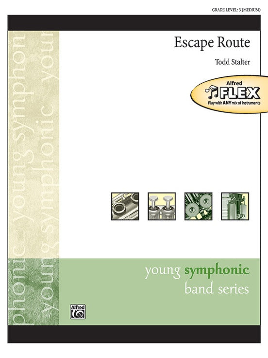 Escape Route (Flexible Arrangement) - Concert Band Conductor Score & Parts (Digital Download)