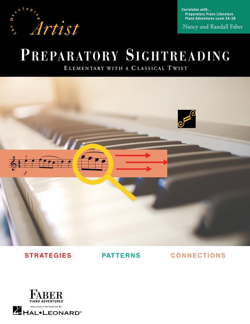 Preparatory Piano Sightreading - Developing Artist Elementary with a Classical Twist - Faber Piano Adventures 1217866