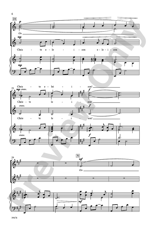 Missa Festiva – SSA Choral Octavo (Digital Download)