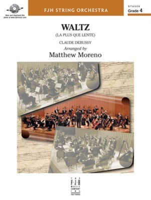 Waltz (La plus que lente) - Claude Debussy - Matthew Moreno FJH Music Company Score/Parts