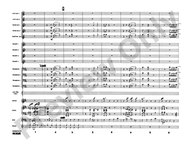 Mack the Knife (from The Threepenny Opera) Arr. Sammy Nestico - Jazz Ensemble Conductor Score & Parts (Digital Download)