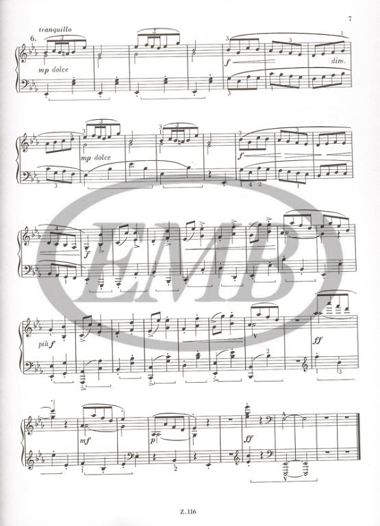 Beethoven - Ecossaises - Piano Solo arranged by Bartok EMB Z116
