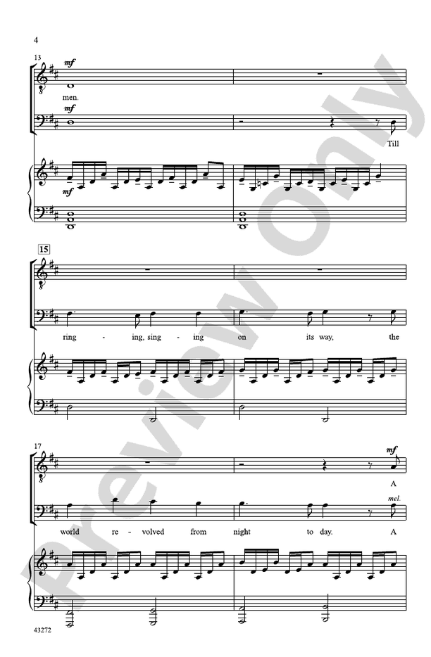 I Heard the Bells on Christmas Day – TTB Choral Octavo (Digital Download)