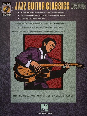 Jazz Guitar Classics - Guitar Jack Grassel Hal Leonard Guitar Solo /CD