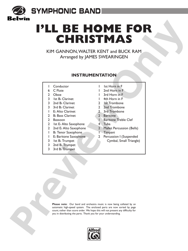 I'll Fight - Concert Band Conductor Score & Parts (Digital Download)