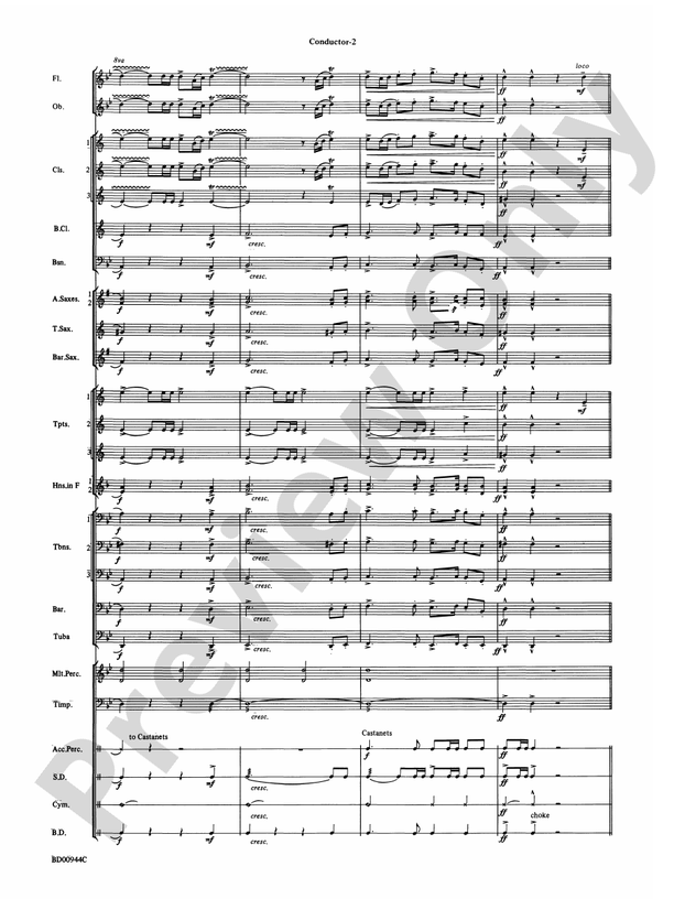 Discovery 1492 - Concert Band Conductor Score & Parts (Digital Download)