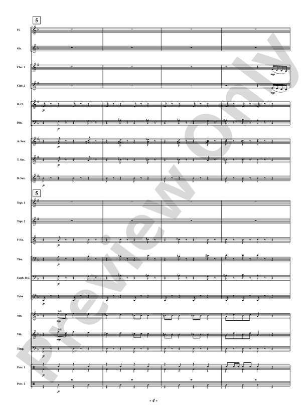 Dance of the Sugar Plum Fairy - For Keyboard Percussion and Band - Concert Band Conductor Score & Parts (Digital Download)