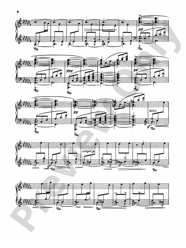 Albeniz - The Alhambra - Piano Solo (Digital Download)