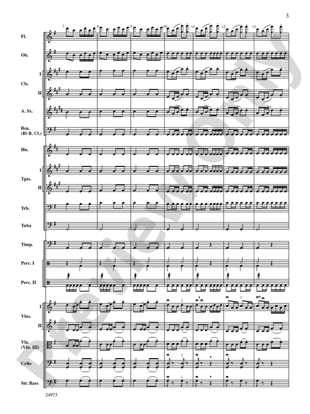 Capriccio Espagnol – Full Orchestra Conductor Score & Parts (Digital Download)