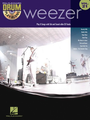 Weezer - Drum Play-Along Volume 21 - Drums Hal Leonard Drum Notation /CD