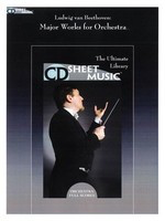 Beethoven: Major Works for Orchestra - CD Sheet Music - Ludwig van Beethoven - Hal Leonard Full Score CD-ROM