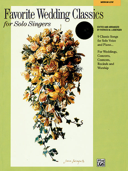 FAVOURITE WEDDING CLASSICS MED LOW BK/CD