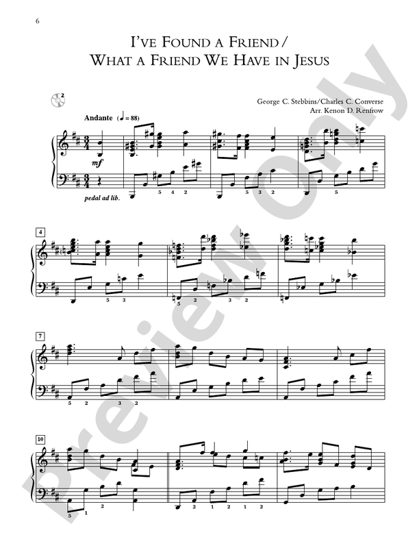 Grand Hymns of the Faith: 10 Expressive Arrangements of Favorite Hymns - Piano (Digital Download)