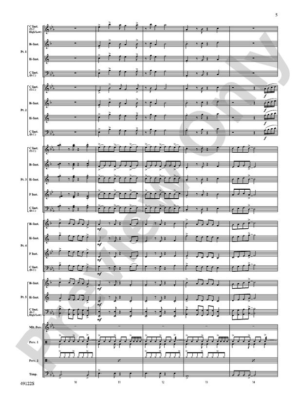 Ride Through the Valley (Flexible Arrangement) - Concert Band Conductor Score & Parts (Digital Download)