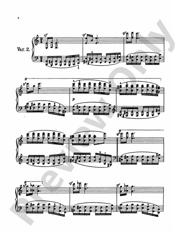 Brahms - Paganini Variations (Complete) - Piano Solo (Digital Download)