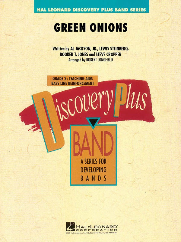 Green Onions - Discovery Plus Concert Band Score/Parts - Arr. Robert Longfield Hal Leonard 8725166