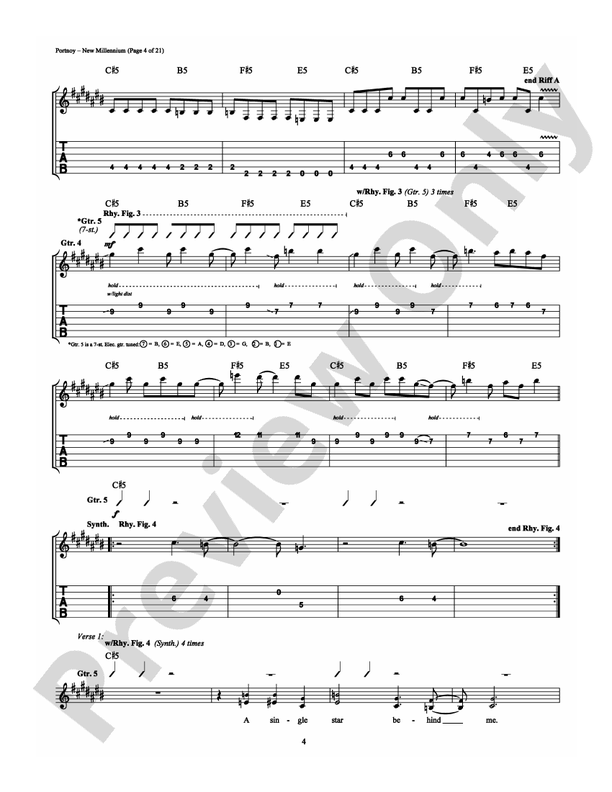 New Millennium - Guitar TAB (Digital Download)