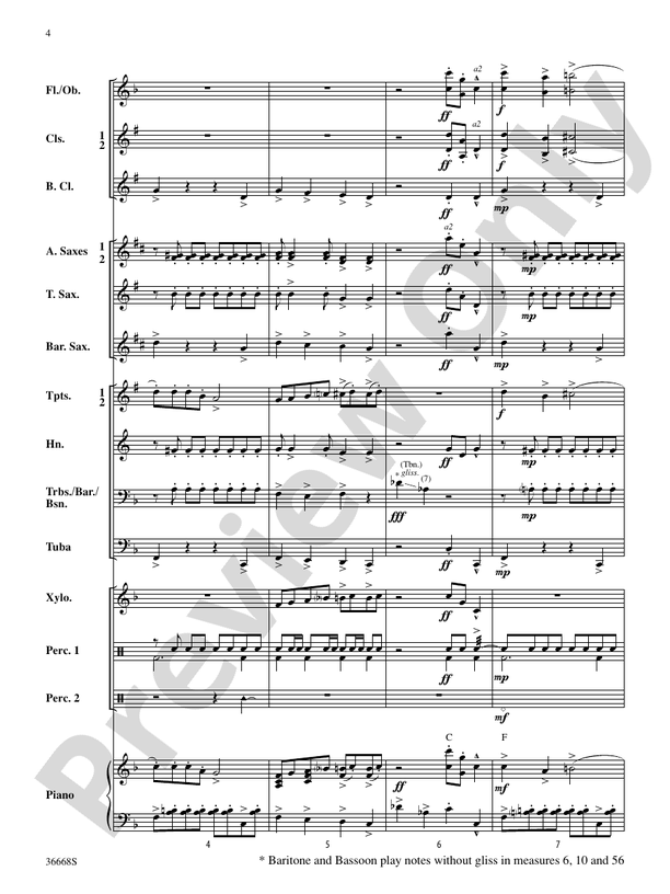 Crazy for Cartoons - Concert Band Conductor Score & Parts (Digital Download)