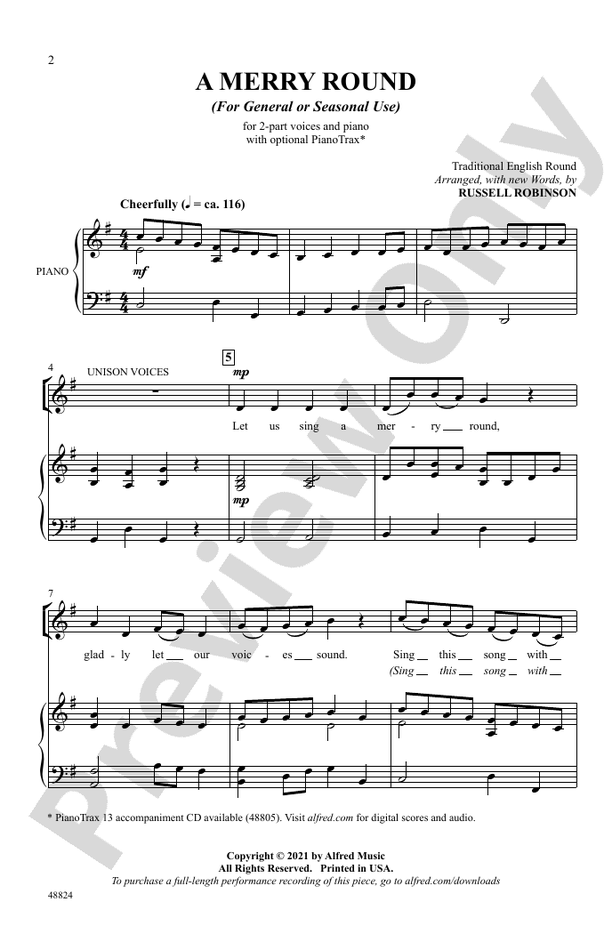 A Merry Round - 2-Part Choral Octavo (Digital Download)