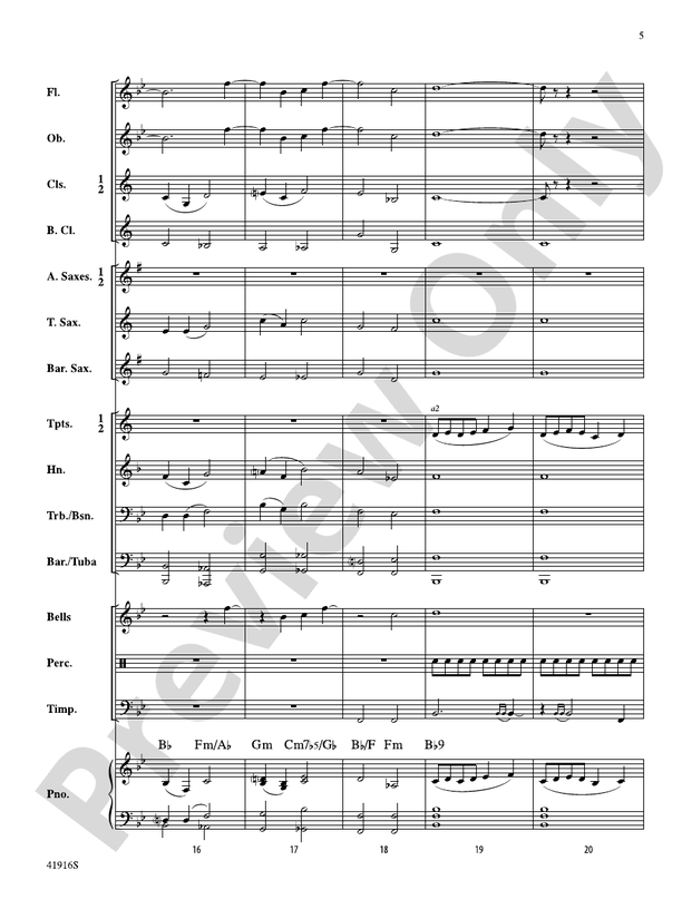 Winter Whispers - Concert Band Conductor Score & Parts (Digital Download)