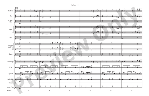 She's Not There – Marching Band Conductor Score & Parts (Digital Download)