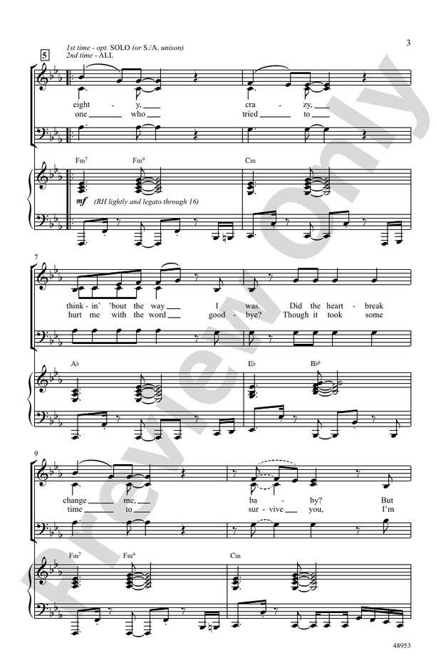 Don't Start Now – SAB Choral Octavo (Digital Download)