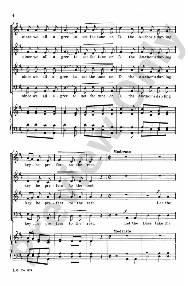 Modern Music – SATB Choral Octavo (Digital Download)