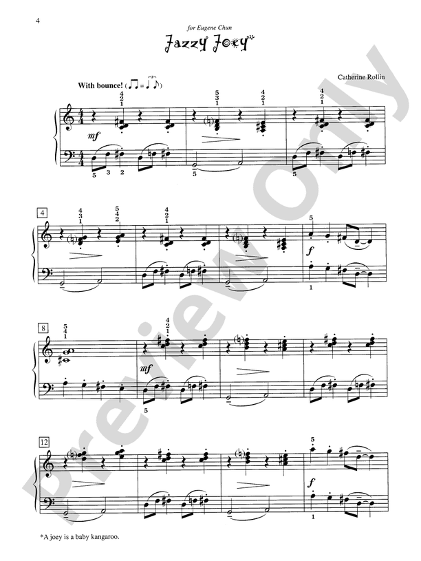Jazzy Joey - Piano Solo (Digital Download)