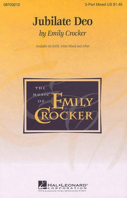 Jubilate Deo - Emily Crocker - SATB Hal Leonard Octavo