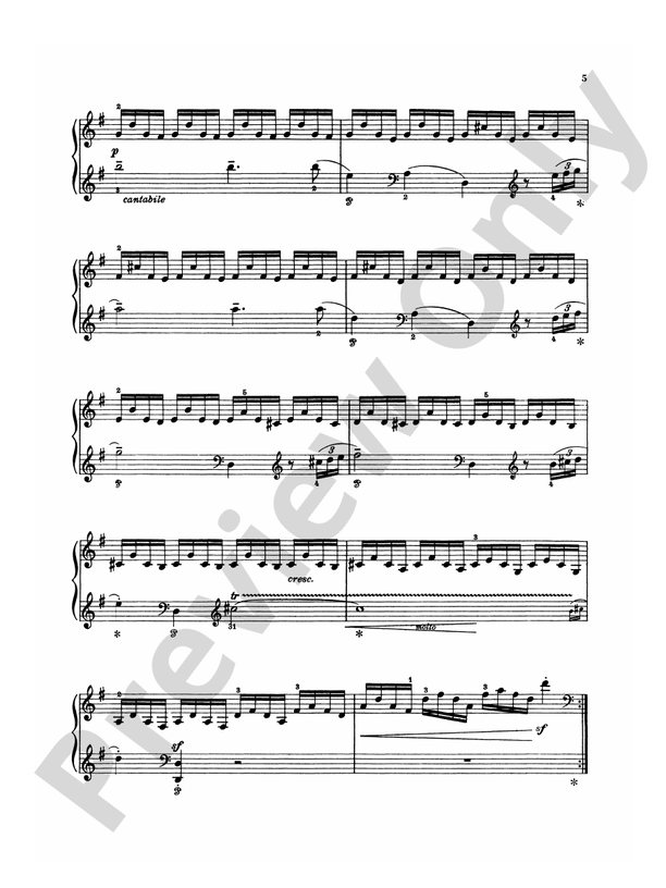 Grieg - Holberg Suite, Op. 40 - Piano Solo (Digital Download)