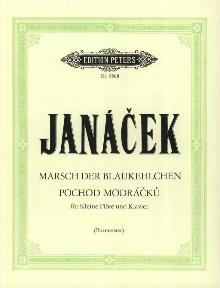 Marsch Der Blaukehlchen - Piccolo/Piano Accompaniment - Leos Janacek - Peters EP9868