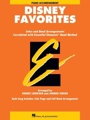 Essential Elements Disney Favorites - Piano Accompaniment - Hal Leonard