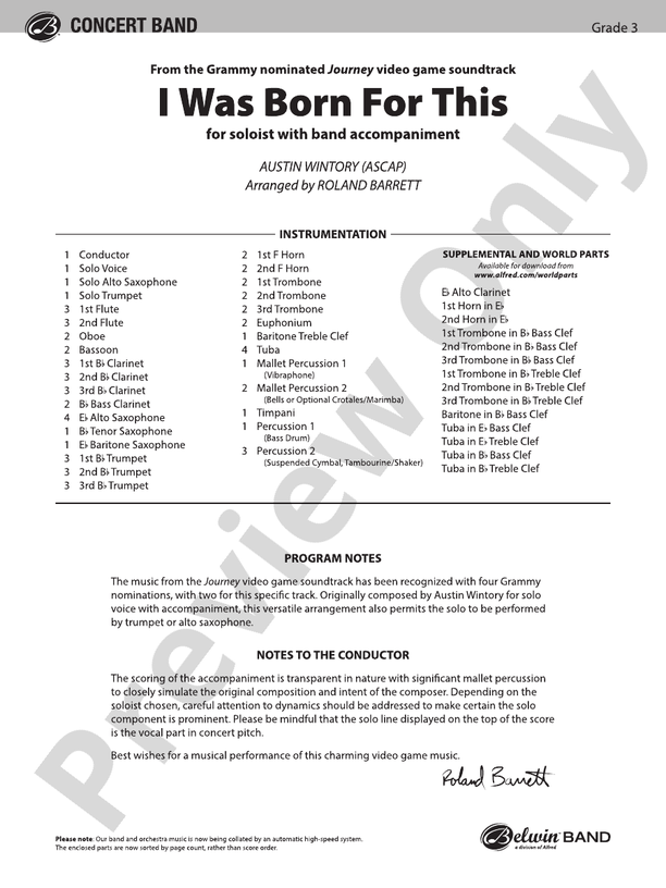 I'll Be Home for Christmas - Concert Band Conductor Score & Parts (Digital Download)
