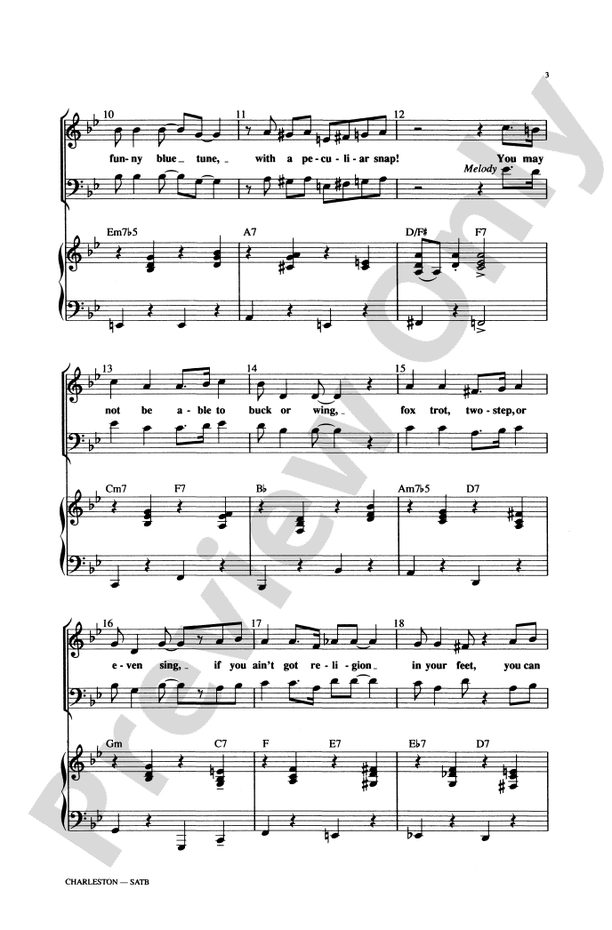 Charleston – SATB Choral Octavo (Digital Download)