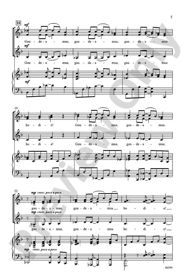 Jubilate, Exsultate! – SSA Choral Octavo (Digital Download)