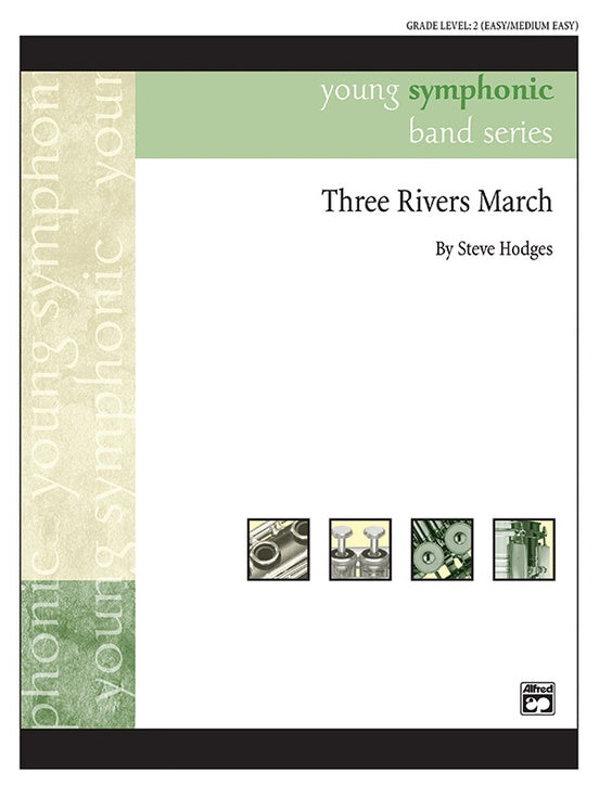 Three Rivers March - Concert Band Conductor Score & Parts (Digital Download)