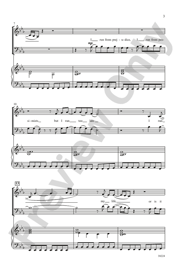 I Run to You: The Hits of Lady Antebellum – SAB Choral Octavo (Digital Download)