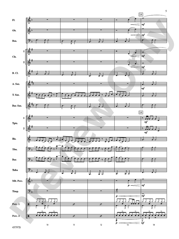 '80s Soundtrax - Concert Band Conductor Score & Parts (Digital Download)