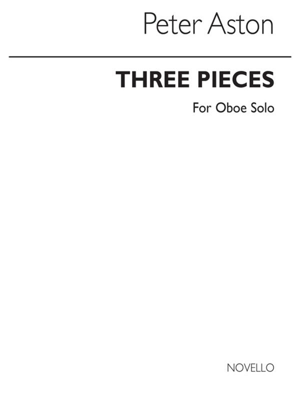 Aston - 3 Pieces - Oboe Solo Archive Edition Novello NOV120398