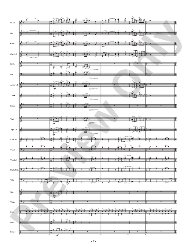 Jersey Jaunt - Concert Band Conductor Score & Parts (Digital Download)