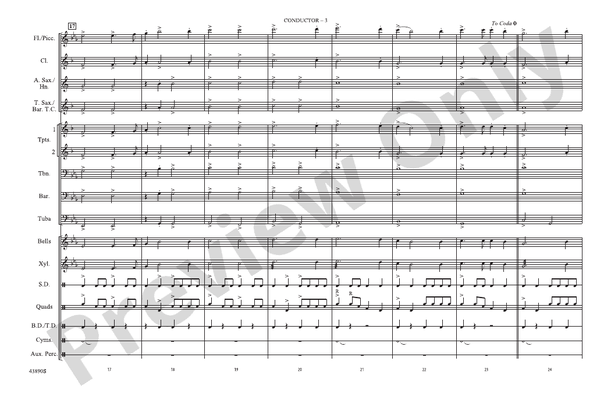 Cheyenne – Marching Band Conductor Score & Parts (Digital Download)