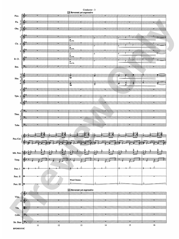 Paradiso (from The Divine Comedy) – Full Orchestra Conductor Score & Parts (Digital Download)