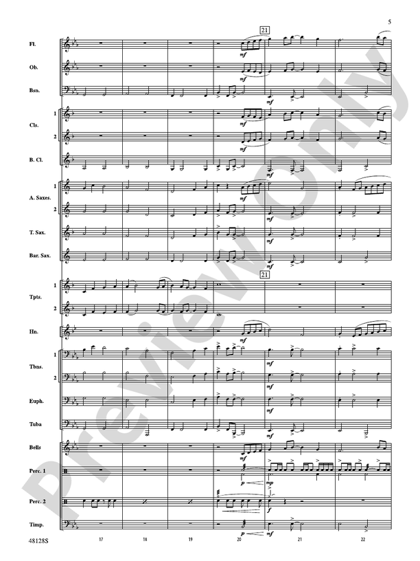 By the River's Edge (Grade 2.5) - Concert Band Conductor Score & Parts (Digital Download)