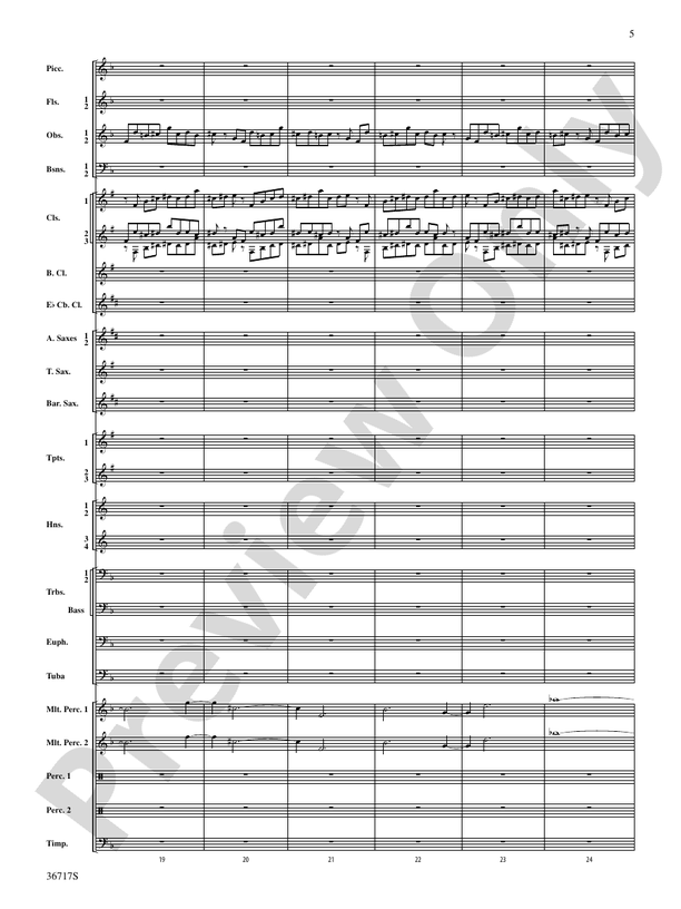 Sparkle - Concert Band Conductor Score & Parts (Digital Download)