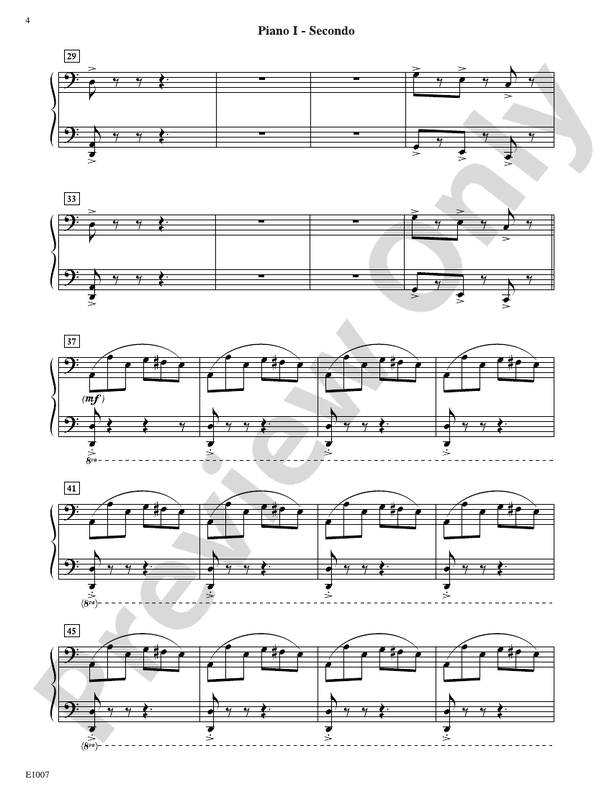 Perpetual Commotion - Piano (Digital Download)