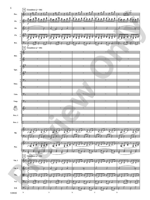 The Iliad (Grade 4) - Full Orchestra Conductor Score & Parts (Digital Download)
