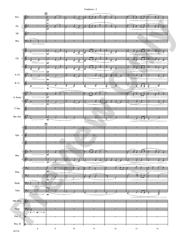 Harry at Hogwarts (from Harry Potter and the Goblet of Fire) - Concert Band Conductor Score & Parts (Digital Download)