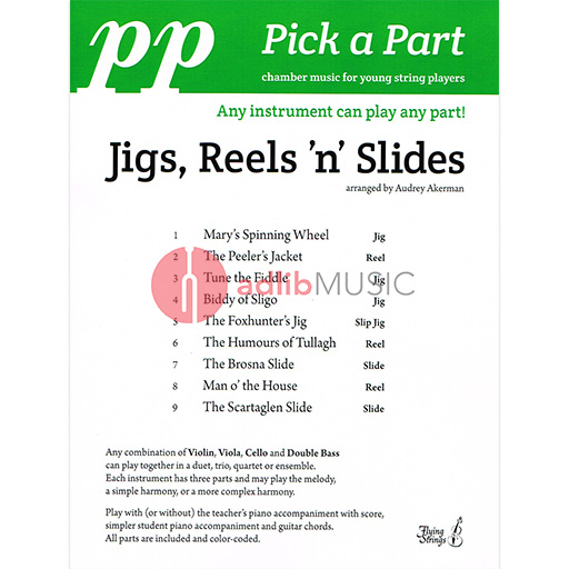 JIGS, REELS N SLIDES - PICK A PART - AKERMAN, AUDREY - FLYING STRINGS