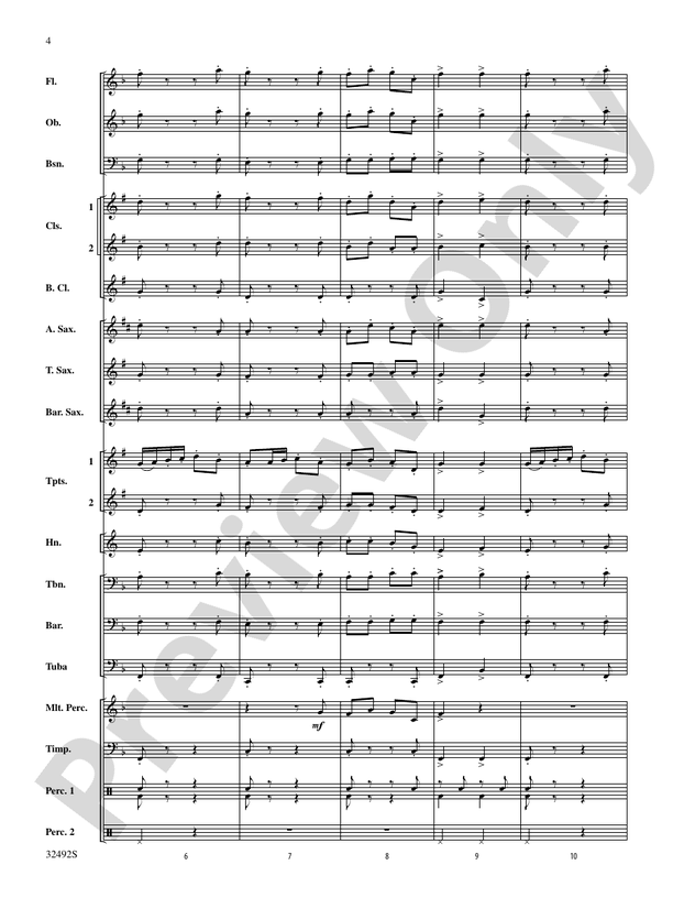 Trafalgar Square - Concert Band Conductor Score & Parts (Digital Download)